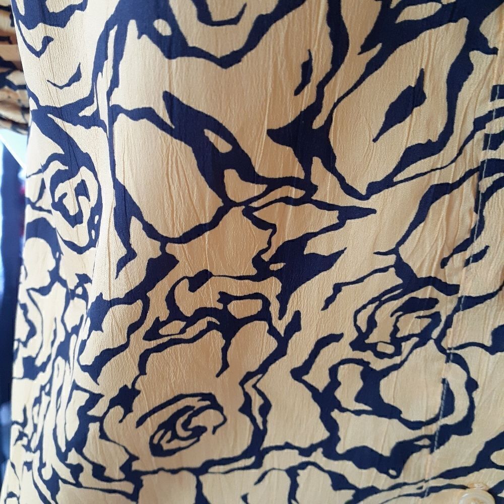 Vintage Abstract Print Button Down Shirt - Picture 5 of 11